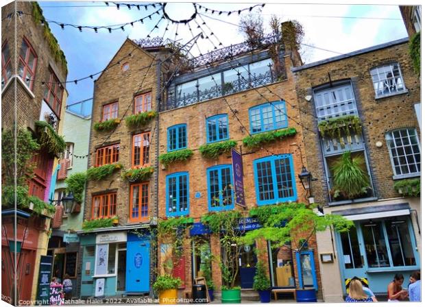 Neal's Yard, Covent Garden London Canvas Print by Nathalie Hales