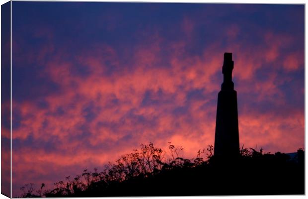 Cornish Sunset Canvas Print by Nathalie Hales