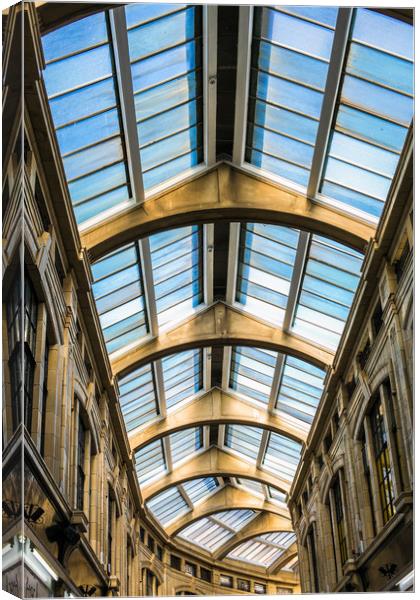 Worthing shopping Mall Canvas Print by Debbie Payne