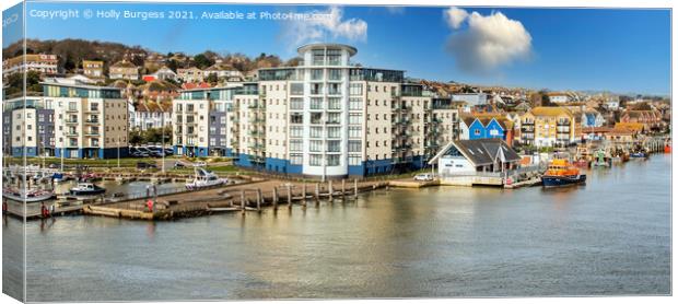 'Gateway to France, Newhaven Port' Canvas Print by Holly Burgess