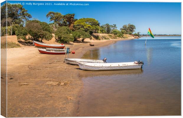 'Uruguayan Coastal Vista: Punta Del Este' Canvas Print by Holly Burgess