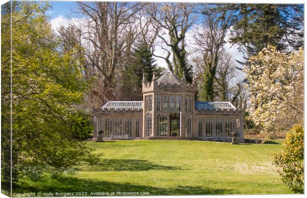 Camellia House in the grounds of Culzean Castle  Canvas Print by Holly Burgess