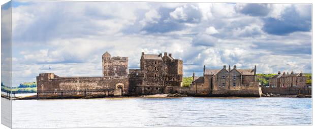 Blackness castle where Outlanders was filmed in Sc Canvas Print by Holly Burgess