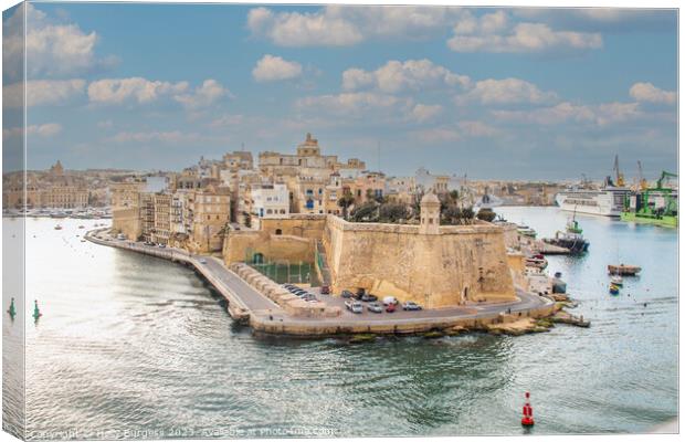 Valletta's Heritage: Malta's Timeless Capital Canvas Print by Holly Burgess