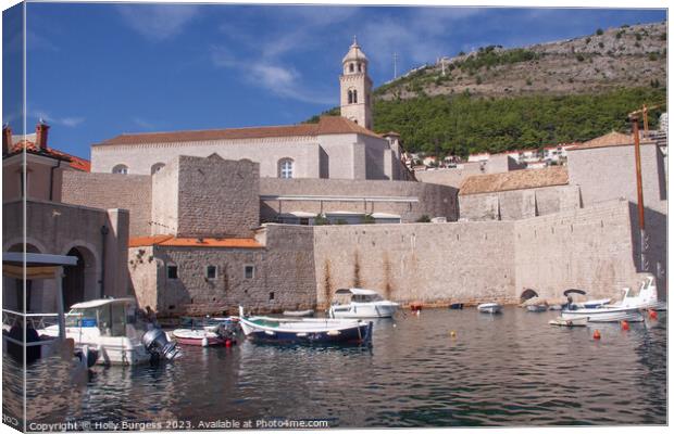 St. Blaise Church Croatia Dubrovnik  Canvas Print by Holly Burgess