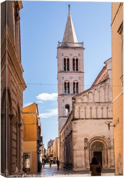 The Church St Donatus Zadar Croatia Canvas Print by Holly Burgess