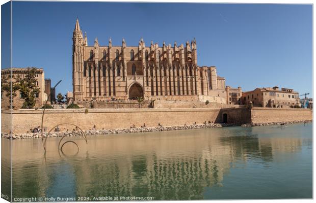 Palma Cathedral  Canvas Print by Holly Burgess