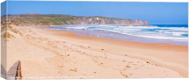 Captivating Phillip Island Panorama Canvas Print by Holly Burgess