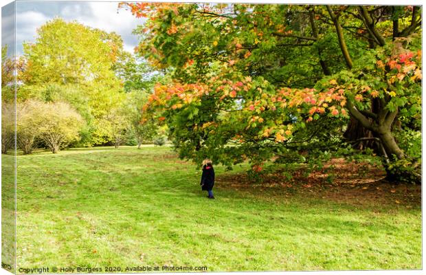 Autumnal Elegance of Cotswold Canvas Print by Holly Burgess