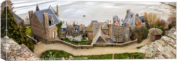 France's Enchanting Island Fortress Canvas Print by Holly Burgess