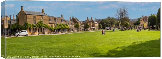 Abbot green, Cotswold Uk Canvas Print by Holly Burgess