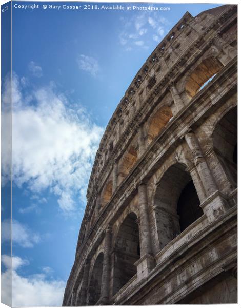 Rome Coliseum Italy  Canvas Print by Gary Cooper