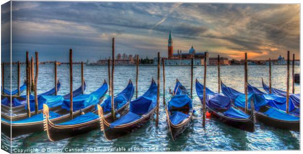 Venice Gondolas Canvas Print by Danny Cannon