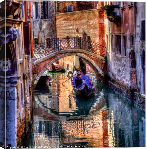Venice Waterways Canvas Print by Danny Cannon