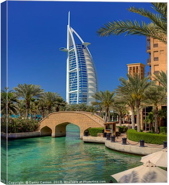 Burj Al Arab Jumeirah Canvas Print by Danny Cannon