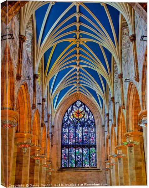 St Giles Cathedral Canvas Print by Danny Cannon