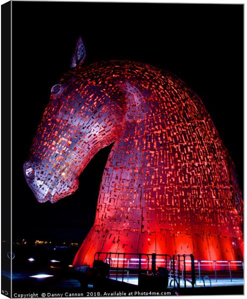 The Kelpies Canvas Print by Danny Cannon