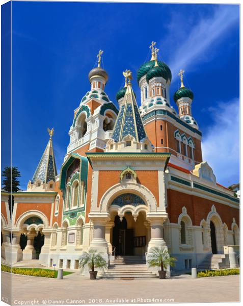 Russian Church Canvas Print by Danny Cannon