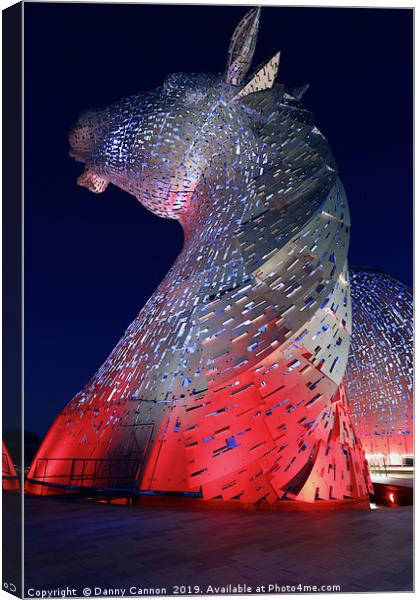 Kelpies Canvas Print by Danny Cannon