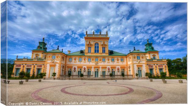 Willanow Palace Canvas Print by Danny Cannon