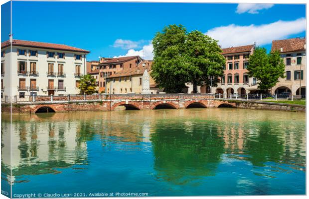 Treviso, city of water #1 Canvas Print by Claudio Lepri