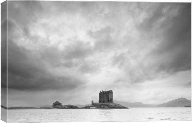 Castle Stalker Canvas Print by Tony Higginson