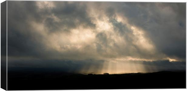 Sky over Malham Canvas Print by Tony Higginson