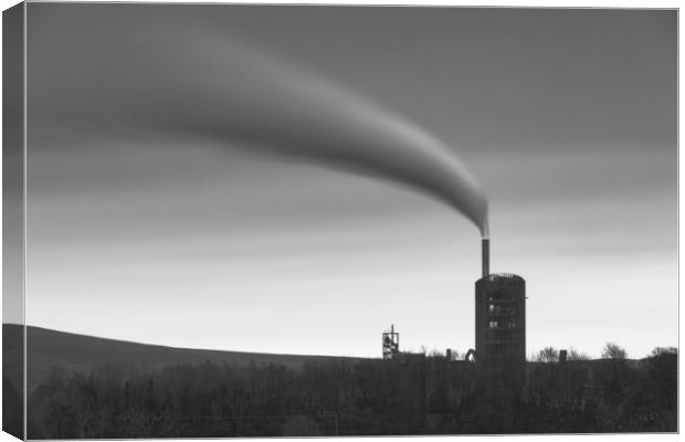 Cement works Canvas Print by Tony Higginson