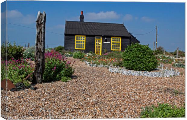 Prospect Cottage Dungeness Canvas Print by Jenny Hibbert