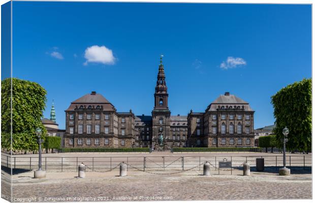 Christiansborg Castle Canvas Print by DiFigiano Photography