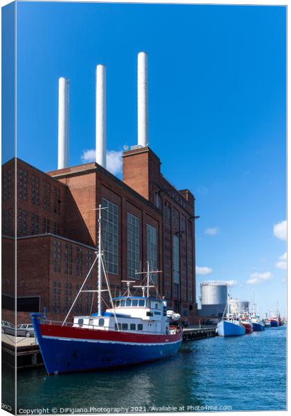 Nordhavn Copenhagen Canvas Print by DiFigiano Photography