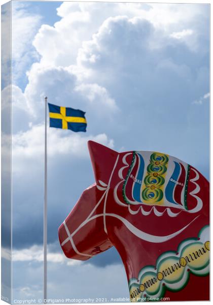 Symbolic Sweden Canvas Print by DiFigiano Photography