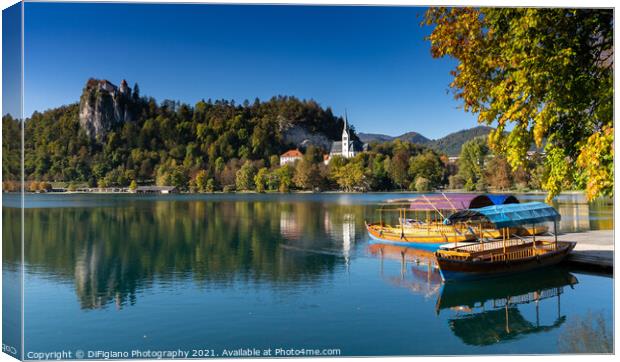Lake Bled Canvas Print by DiFigiano Photography
