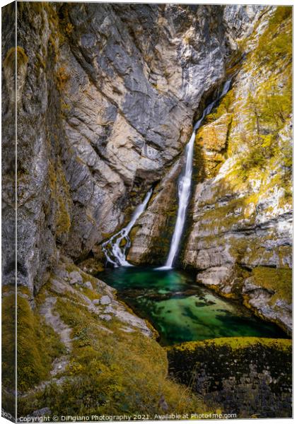 Slavica Falls Canvas Print by DiFigiano Photography