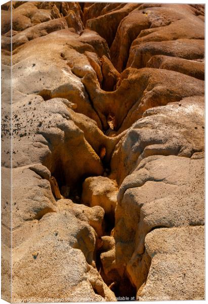 Erosion Canvas Print by DiFigiano Photography