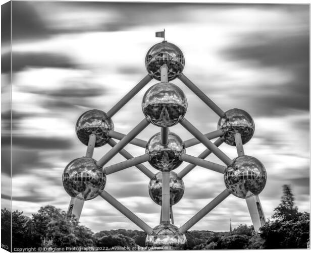 The Atomium Canvas Print by DiFigiano Photography