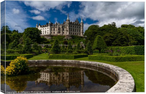 Dunrobin Castle Canvas Print by DiFigiano Photography