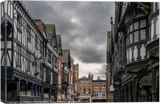 Chester Half-Timbers Canvas Print by DiFigiano Photography