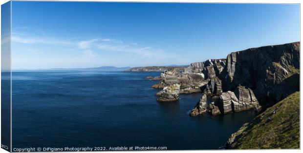 The Cliffs of Mizen Canvas Print by DiFigiano Photography