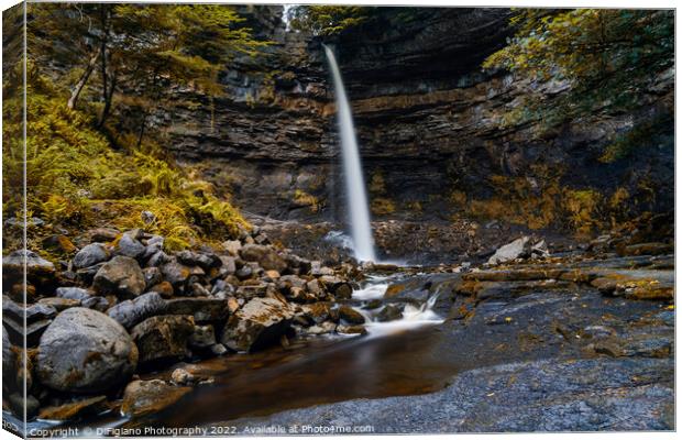 Autumn at Hardraw Force Canvas Print by DiFigiano Photography