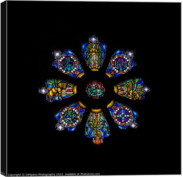 The Rose Window Canvas Print by DiFigiano Photography