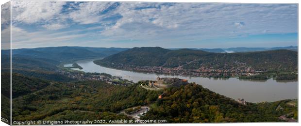 Visegrad and The Danube Bend Canvas Print by DiFigiano Photography