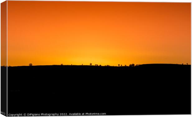 Vojnik Sunset Canvas Print by DiFigiano Photography