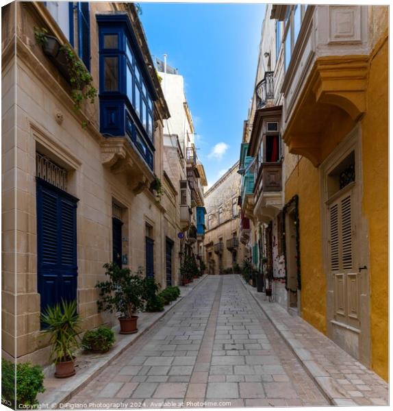 In the Heart of Birgu Canvas Print by DiFigiano Photography