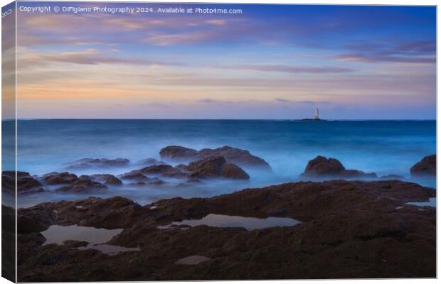 The Mangiabarche Lighthouse Canvas Print by DiFigiano Photography