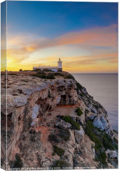 Cap Blanc Lighthouse 2 Canvas Print by DiFigiano Photography