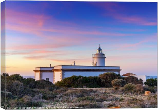 The Cap Blanc Lighthouse Canvas Print by DiFigiano Photography