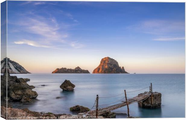 Cala d'Hort Sunrise Canvas Print by DiFigiano Photography
