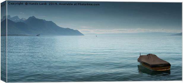 Lake Geneva Canvas Print by DiFigiano Photography