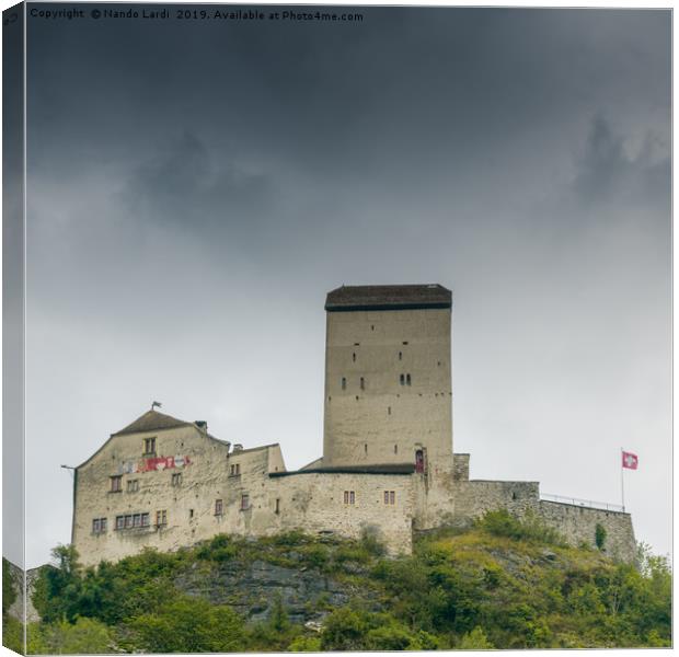 Sargans Castle Canvas Print by DiFigiano Photography